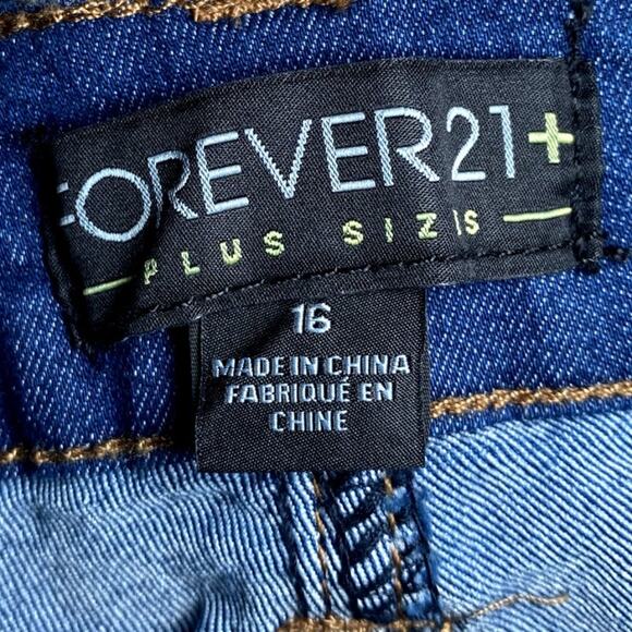 Forever 21 dark washed plus size jeans! - Picture 5 of 6